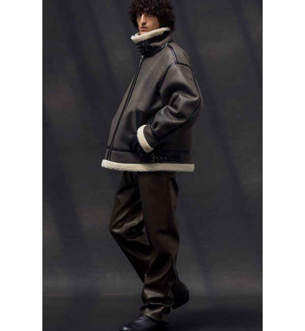 MONKEY TIME「ムートンライク B-3 ジャケット」|その他|