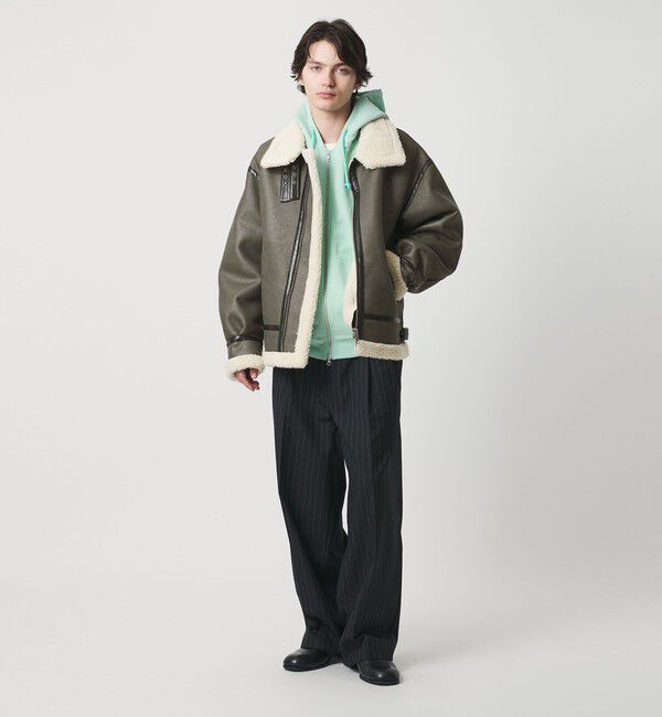 MONKEY TIME「ムートンライク B-3 ジャケット」|その他|