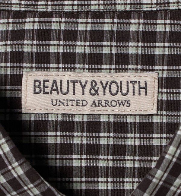 BEAUTY&YOUTH UNITED ARROWS「ミニチェック ボタンダウン シャツ FORM型」|シャツ・ブラウス|