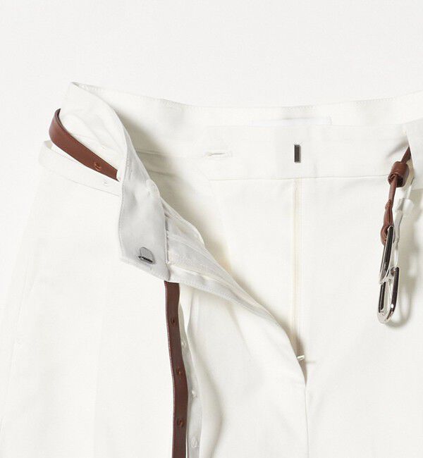 ATTISESSION「＜ATTISESSION＞ベルト 2タック ストレート パンツ 3」|その他|