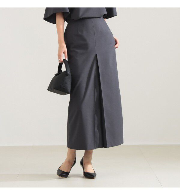 Demi-Luxe BEAMS 「ウール トロピカル インバータック スカート」|スカート|