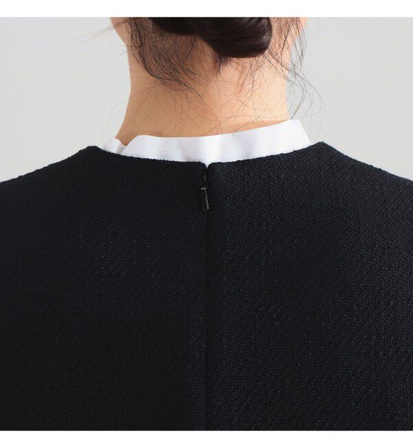 Demi-Luxe BEAMS 「ツイード フレア Vネック ジレ＊」|シャツ・ブラウス|