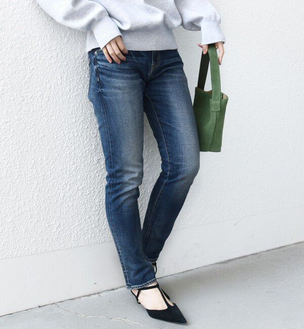 SHIPS for women「【WEB限定】スリム テーパード デニム」|その他|