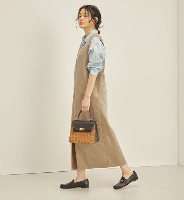 SHIPS for women「【SHIPS別注】TICCA:〈手洗い可能〉チノ ジャンパー スカート ◇」|ワンピース|