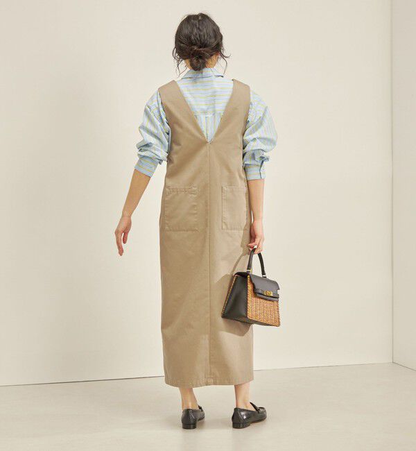 SHIPS for women「【SHIPS別注】TICCA:〈手洗い可能〉チノ ジャンパー スカート ◇」|ワンピース|