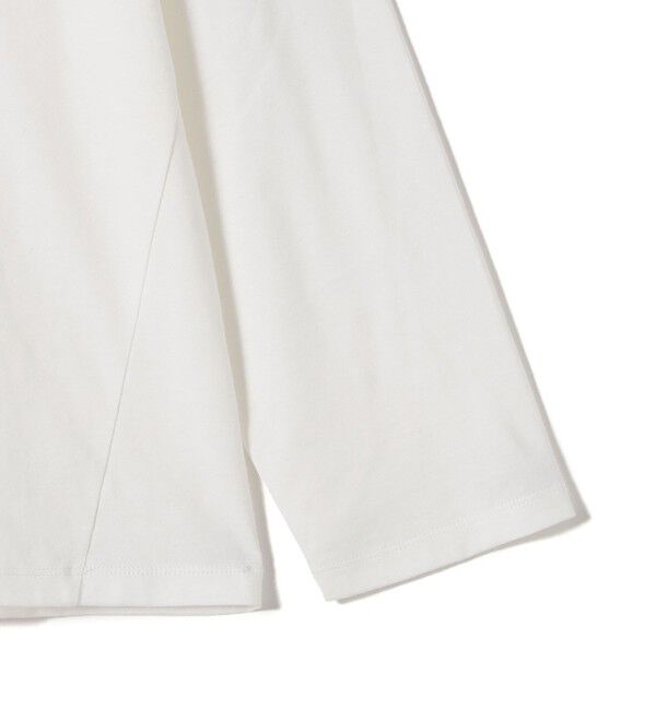 SHIPS for women「〈洗濯機可能〉プラチナヴェール 長袖 ロゴ TEE」|Tシャツ・カットソー|