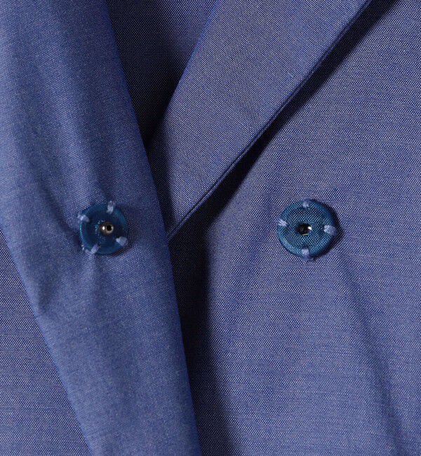 SHIPS for women「SHIPS Primary Navy Label:〈手洗い可能〉タック フレア ワンピース」|ワンピース|