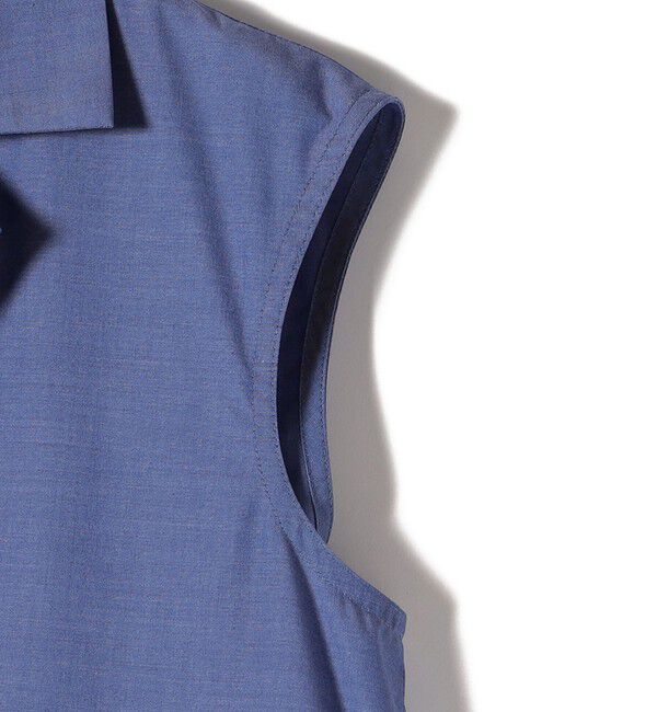 SHIPS for women「SHIPS Primary Navy Label:〈手洗い可能〉タック フレア ワンピース」|ワンピース|