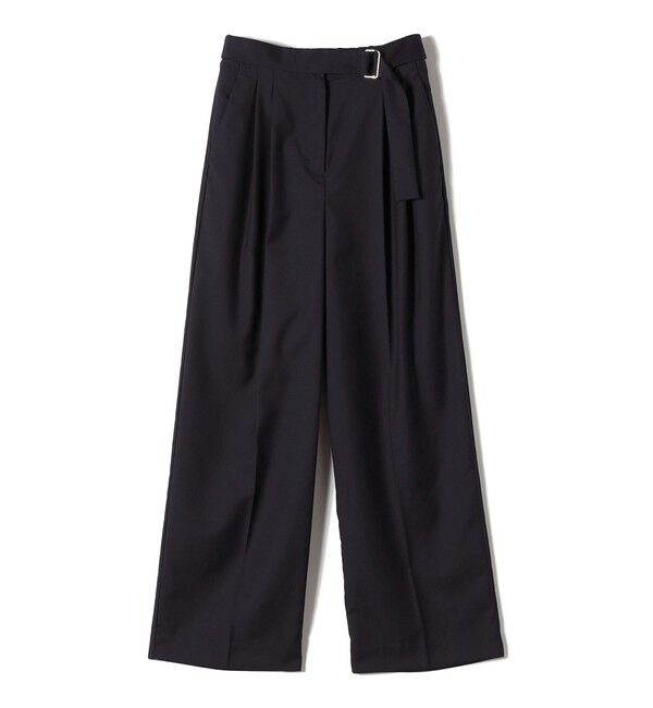 SHIPS Colors 「SHIPS Colors:〈手洗い可能〉TR ベルテッド タック パンツ」|その他|