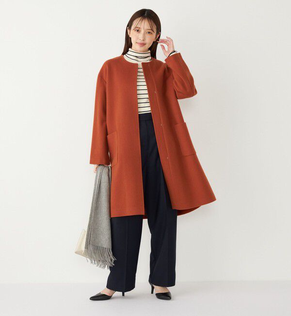 SHIPS Colors 「SHIPS Colors:〈手洗い可能〉TR ベルテッド タック パンツ」|その他|