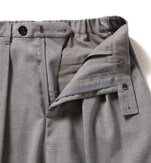 SHIPS for women「〈手洗い可能〉トロピカル タック パンツ（セットアップ対応）」|スラックス|