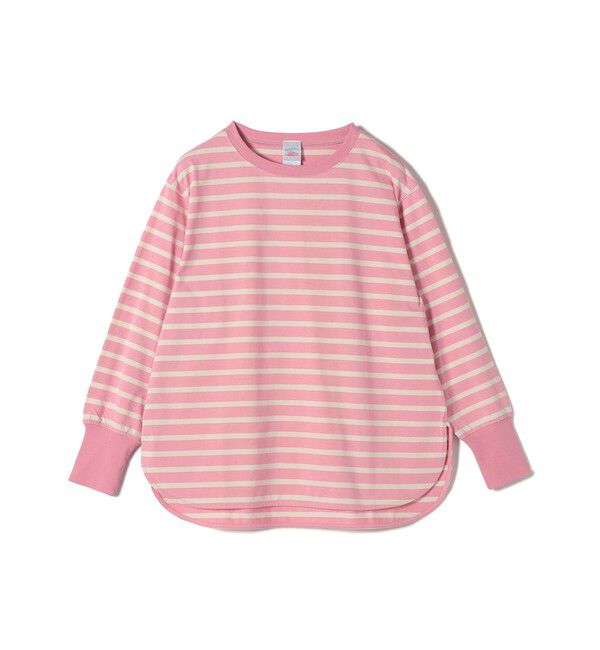 SHIPS for women「《追加予約》【SHIPS別注】TENNESSEE:〈洗濯機可能〉ワイド ボーダー TEE」|Tシャツ・カットソー|