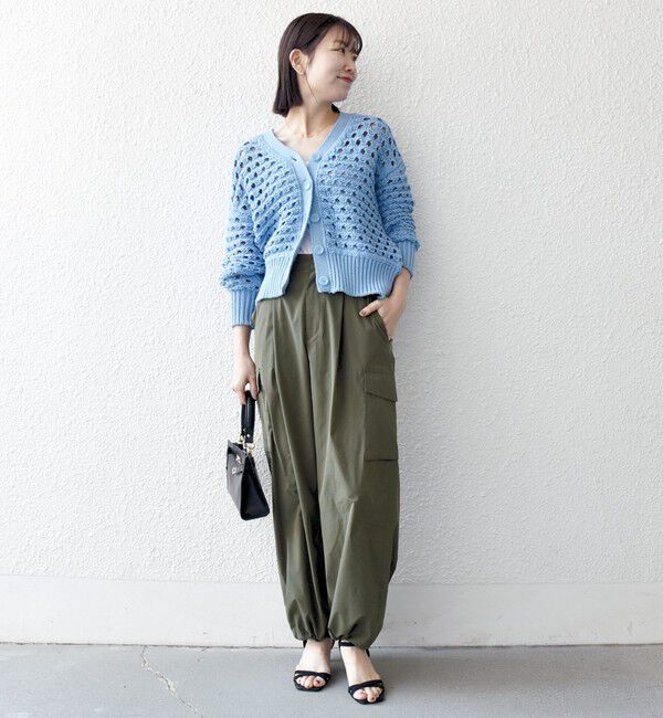 SHIPS any「《予約》【WEB限定】SHIPS any:〈洗濯機可能〉タイプライター イージー カーゴ パンツ」|カーゴ|