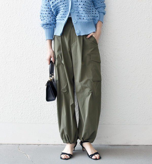 SHIPS any「《予約》【WEB限定】SHIPS any:〈洗濯機可能〉タイプライター イージー カーゴ パンツ」|カーゴ|