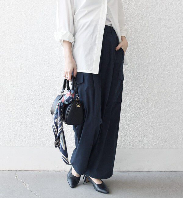 SHIPS any「《予約》【WEB限定】SHIPS any:〈洗濯機可能〉タイプライター イージー カーゴ パンツ」|カーゴ|