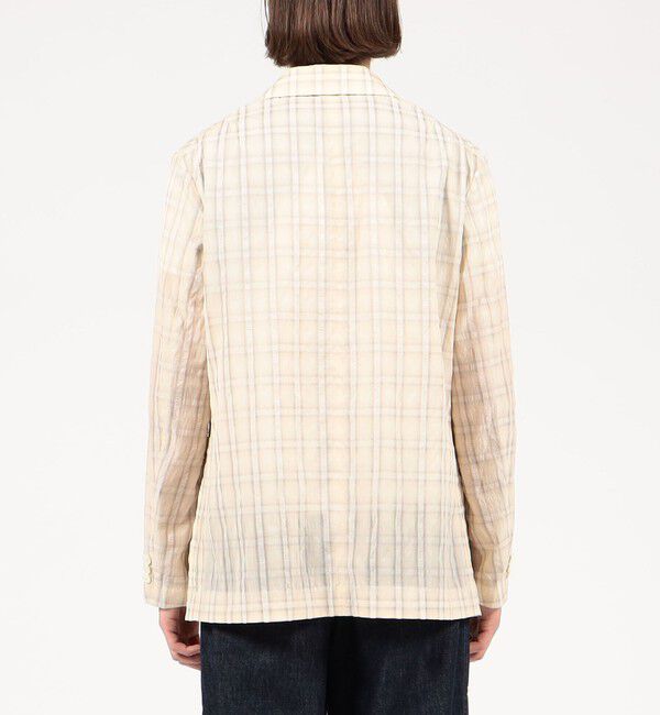 TOMORROWLAND MENS「ポリエステルナイロンキュプラ ダブルブレステッド4Bジャケット」|テーラードジャケット|