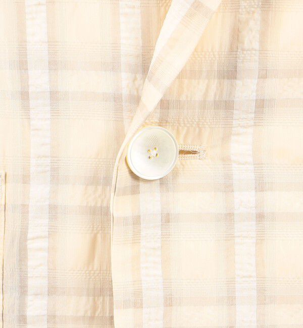 TOMORROWLAND MENS「ポリエステルナイロンキュプラ ダブルブレステッド4Bジャケット」|テーラードジャケット|