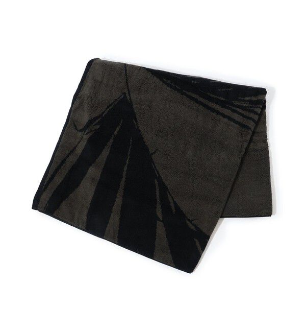 JAMES PERSE「パームツリープリント ビーチタオル AJBT0548」|タオル|18 ブラック系