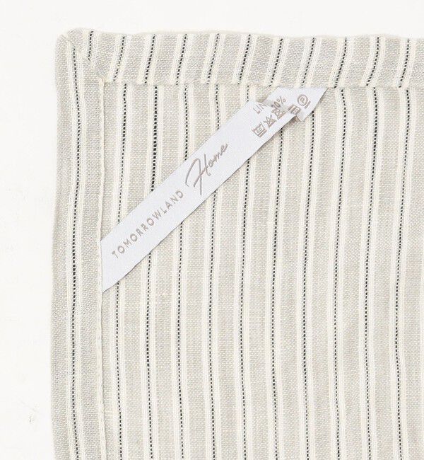 TOMORROWLAND HOME「ストライプリネン ナプキン（45cm X 45cm）」|食器・キッチングッズ|