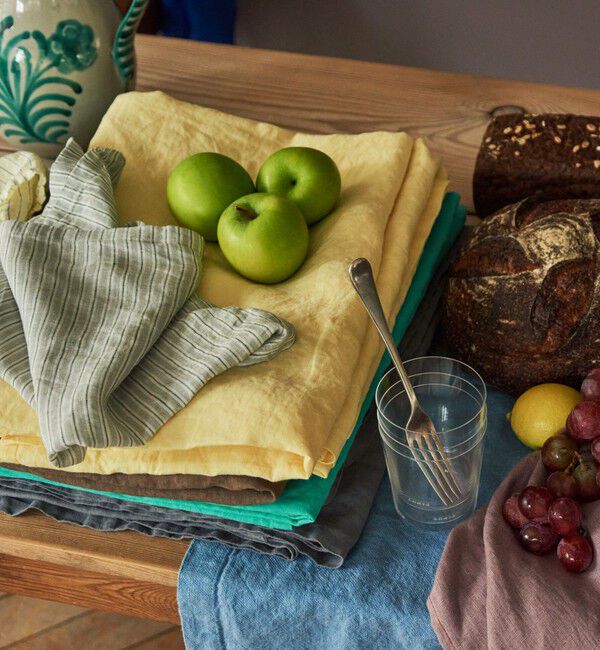 TOMORROWLAND HOME「プレーンリネン テーブルクロス（140cm X 200cm）」|食器・キッチングッズ|