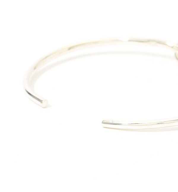 TOMORROWLAND GOODS「Nina&Jules Notted Narrow シルバーバングル」|ブレスレット・バングル|