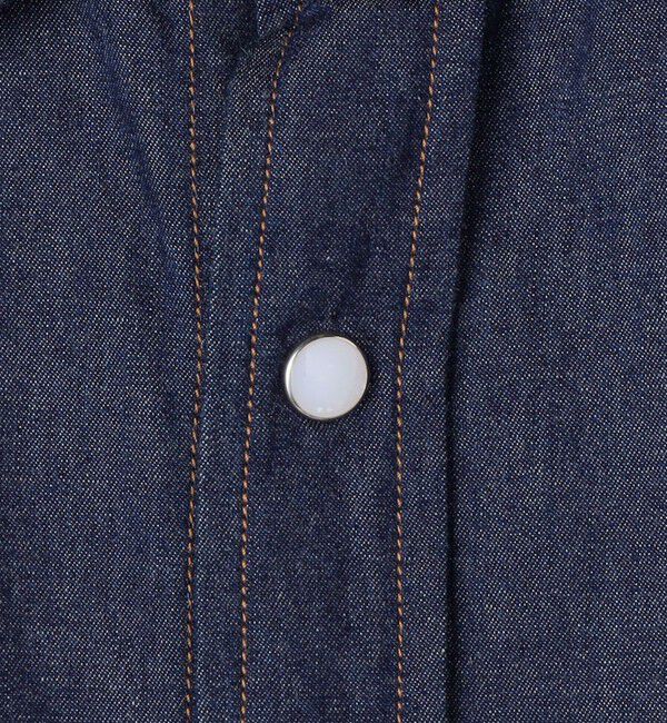 TOMORROWLAND MENS「コットンデニム ウエスタンシャツ」|シャツ・ブラウス|