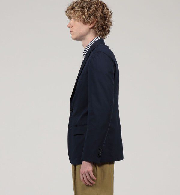 TOMORROWLAND MENS「コットンポリエステル シングルブレステッド2Bジャケット」|テーラードジャケット|