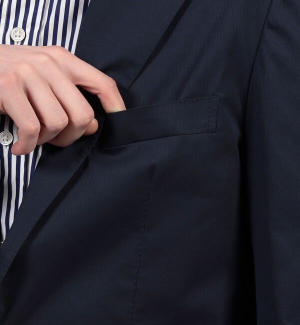 TOMORROWLAND MENS「コットンポリエステル シングルブレステッド2Bジャケット」|テーラードジャケット|