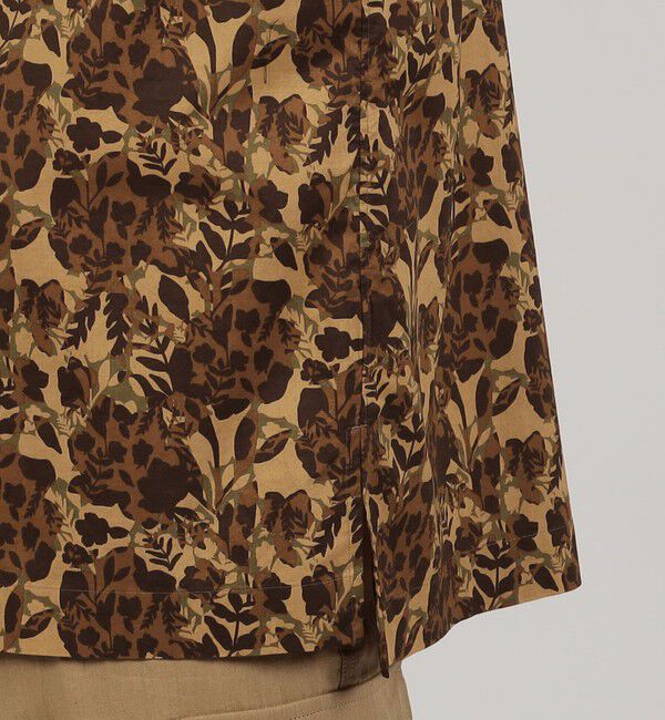 TOMORROWLAND MENS「コットン ボタニカルプリント ショートスリーブレギュラーカラーシャツ」|シャツ・ブラウス|