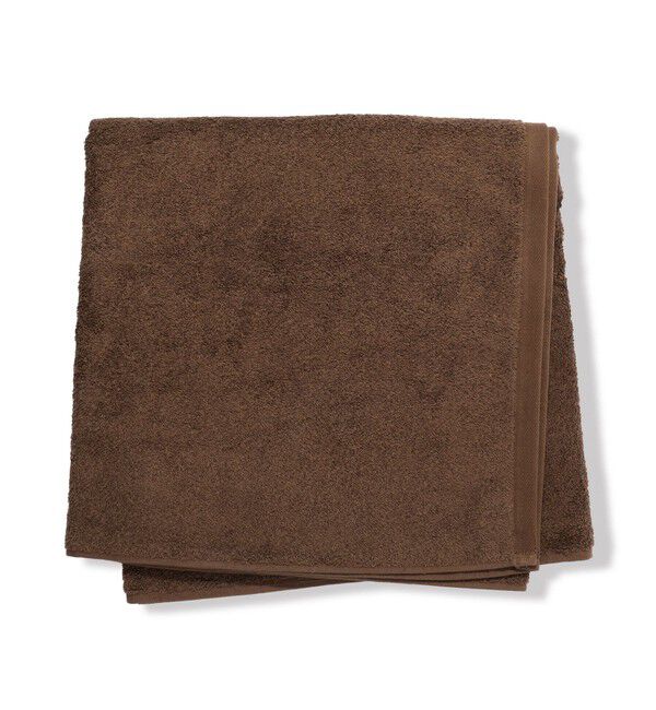 TOMORROWLAND HOME「コットンヘンプバスタオル」|タオル|49 ダークブラウン