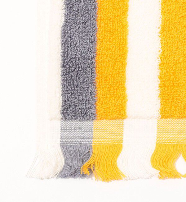 TOMORROWLAND HOME「コットンストライプフェイスタオル」|タオル|