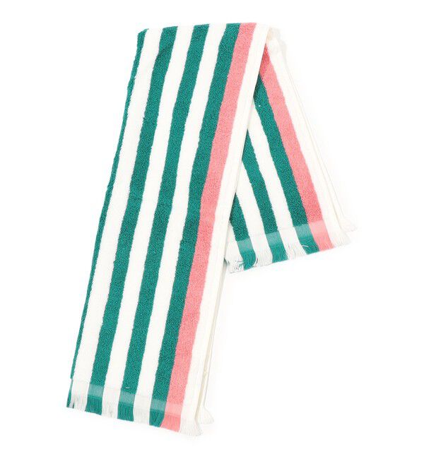 TOMORROWLAND HOME「コットンストライプフェイスタオル」|タオル|