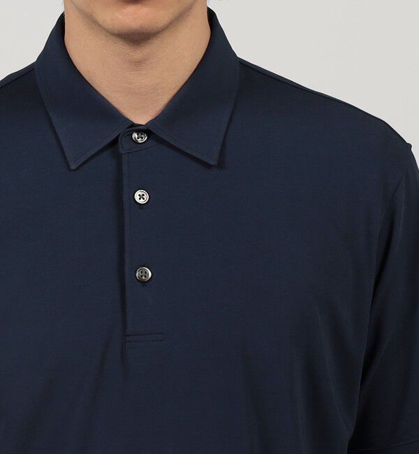 TOMORROWLAND MENS「スビンコットンジャージー ポロシャツ」|ポロシャツ|