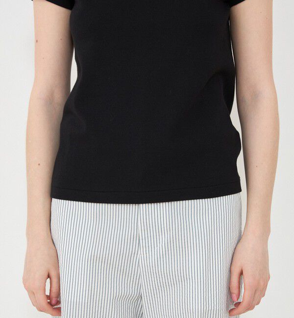 GALERIE VIE「ソフトジャージーリブ ハーフスリーブカットソー」|Tシャツ・カットソー|