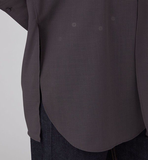 MACPHEE「ポリエステルウールボイル チュニックシャツ」|シャツ・ブラウス|