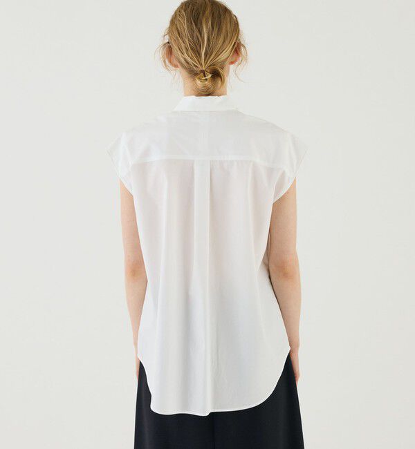 GALERIE VIE「コットンブロード スリーブレスシャツ」|シャツ・ブラウス|