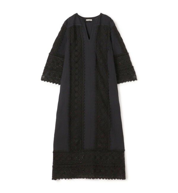 TOMORROWLAND GOODS「BY MALENE BIRGER  DELANE  レースコンビドレス」|ワンピース|19 ブラック