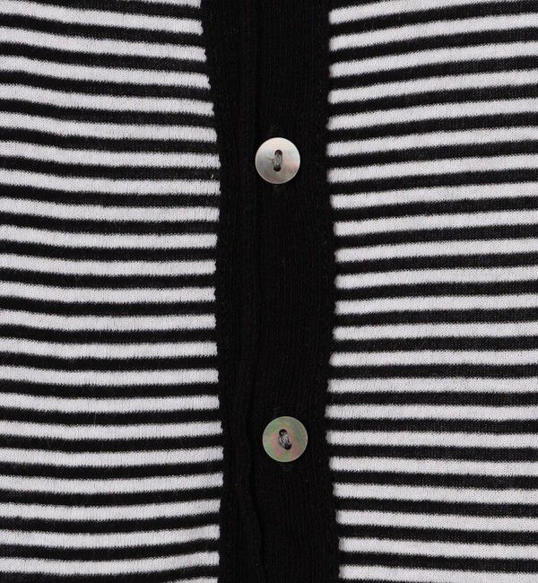 GALERIE VIE「 ガーゼフライス クルーネックカーディガン」|カーディガン|