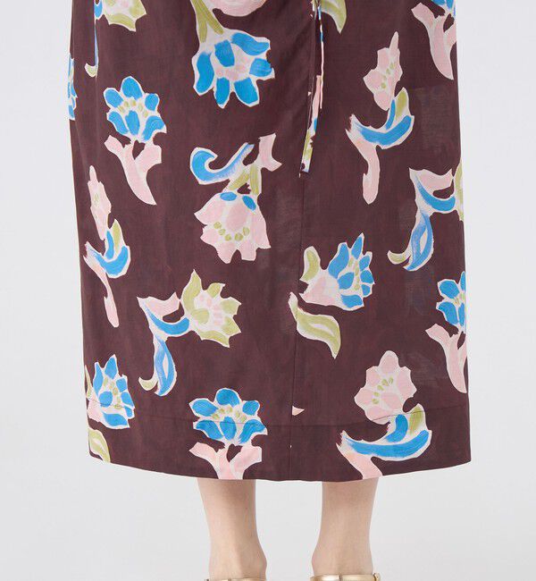 MACPHEE「レイトンプリント ギャザーマキシスカート」|スカート|