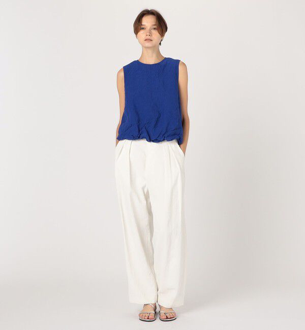 GALERIE VIE「ランダムリネン バルーンノースリーブブラウス」|シャツ・ブラウス|