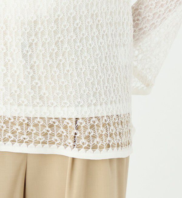 Ballsey「コットンナイロンコイル Aラインプルオーバー」|ニット・セーター|