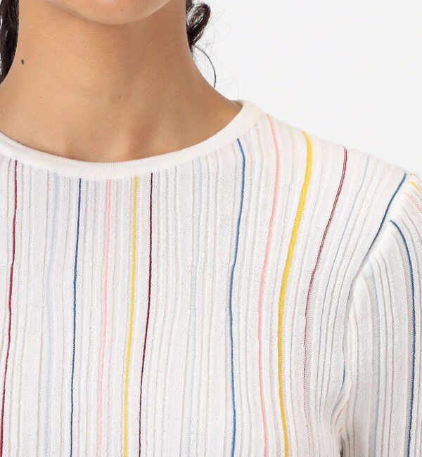 TOMORROWLAND BUYING WEAR「GABRIELA HEARST FITZ SS CREW STRIPES」|ニット・セーター|