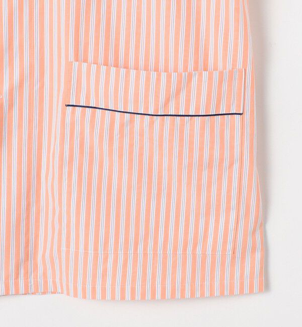 TOMORROWLAND HOME「コットンブロードストライプ パジャマ（メンズ）」|ルームウェア|