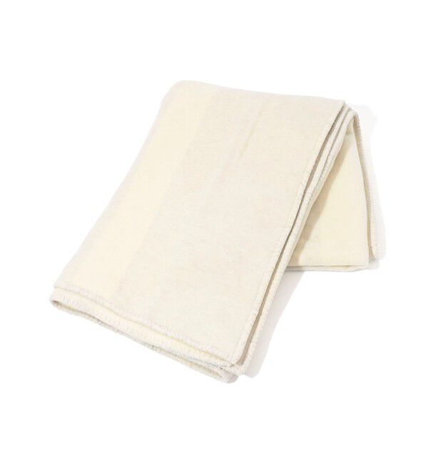 JAMES PERSE「サルティ ストライプ スロー ブランケット HDFB9988」|ブランケット|41 ライトベージュ