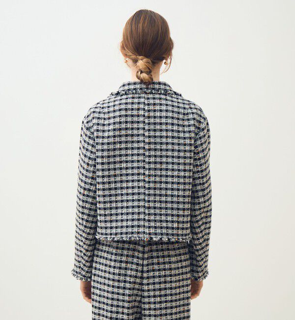 TOMORROWLAND collection「【WEB先行予約】クロレギンガムチェック ショートジャケット」|その他|