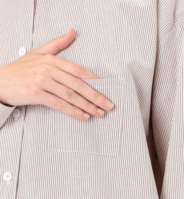 TOMORROWLAND GOODS「JESSE KAMM コットンストライプ ペインターシャツ」|シャツ・ブラウス|