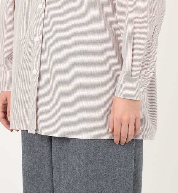 TOMORROWLAND GOODS「JESSE KAMM コットンストライプ ペインターシャツ」|シャツ・ブラウス|