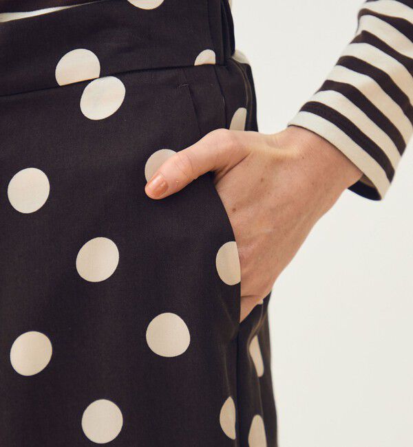 TOMORROWLAND collection「キュプラシルクドットプリント ストレートパンツ」|その他|