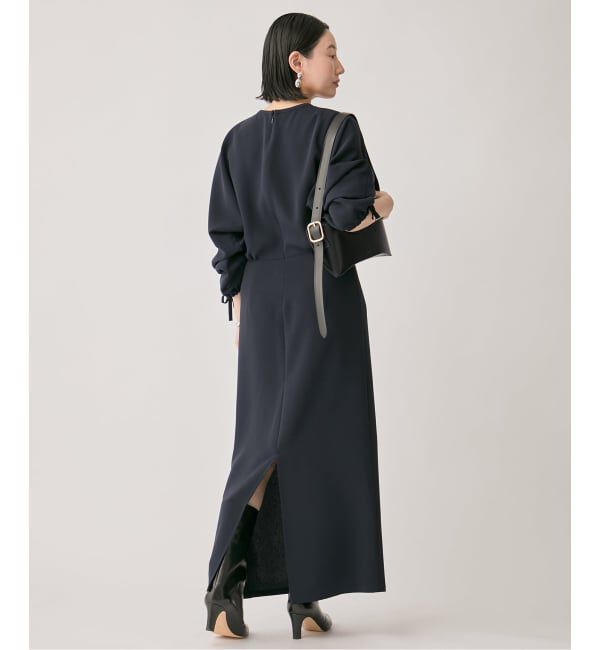 VERMEIL par iena「ドルマンスリーブドレープワンピース」|ワンピース|