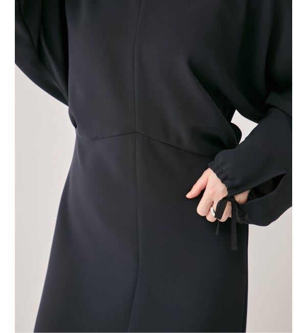 VERMEIL par iena「ドルマンスリーブドレープワンピース」|ワンピース|